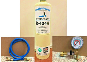 R404a, Refrigerant R-404a, Coolers, Freezers, Disposable 20 oz Can, Pro Kit