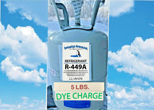 R449a, R-449a Refrigerant, 5 Lb. with UV Dye Replace R402A, R408A, R502