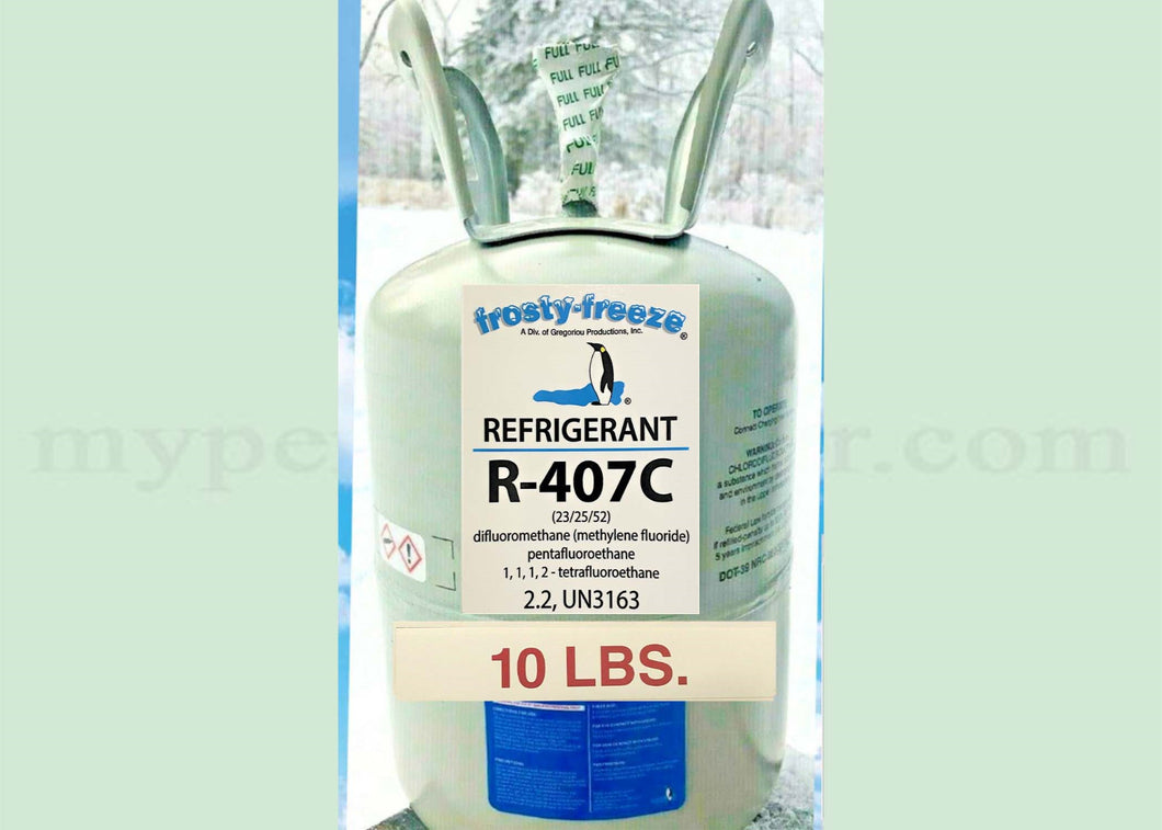 R407c, Refrigerant 10 lbs., 407C, R407c The Best R22 Replacement
