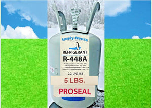 R448a, "HFO" EPA & ASHRAE Approved, NOT A HFC, Refrigerant, 5 Lb. STOP LEAK NEW