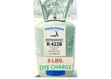 R422b, NU22, R22Refrigerant Replace, 5 Lb. w/8 oz UV Florescent Leak Detect Dye