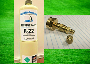 R22Refrigerant, r22Home AC Refrigeration, (Qty of 1) 15oz. Includes Can Taper