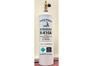 R410A, R-410a, with 4 oz "OIL-CHARGE", Air Conditioner, 1.43 lbs, 23 oz. A/C Kit