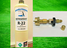 Refrigerant 22, r-22 A/C Refrigeration, One 15oz. Includes On/Off Can Taper Kit