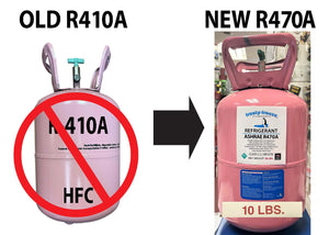 R470a (HFO) 10 lb. A/C Coolant, ASHRAE, EPA & SNAP Approved Air Conditioning