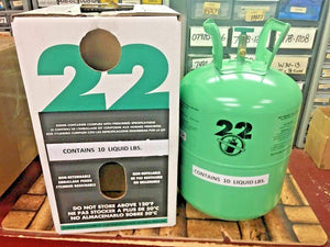 Refrigerant-22, R--22, NewR22, 10lb Cylinder, USA, Free Ship, Valve Tool Kit