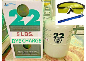 R--22,  22R, 5 Lb. 8 oz. UV Florescent Leak Detect Dye KIT, Best Price On eBay