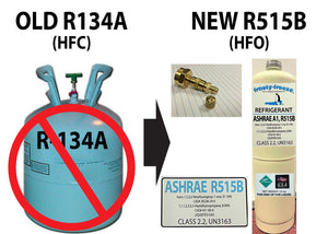 R515b (HFO) 23 oz., NO-HFC's ASHRAE & EPA Approved Drop-in Replacement