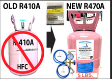 R470a HFO 5 lb. ASHRAE, EPA SNAP Approved Replacement AC Coolant Recharge KIT