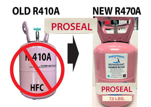 R470a (HFO) 7.5 lb NO-HFC's EPA, SNAP & ASHRAE Approved, System Sealer LEAK STOP