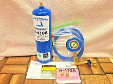 410A, R410a, Refrigerant Refill Kit Gauge Charging Hose & Instructions, Kit B