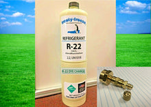 R22, R-22, UV Dye Charge Leak Locator & Refrigerant, A/C, Refrigeration, 20 oz