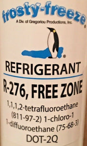 Refrigerant R-276,Free Zone, RB276, One 20 oz. Can, EPA Accepted, Non Flammable