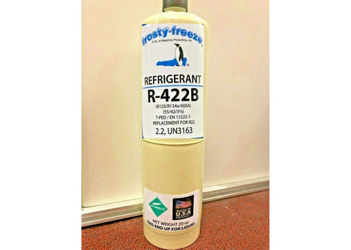 R422B, Refrigerant 20 oz. Can CGA600 Top, R22 Drop-In Replacement Free Shipping