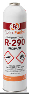 R290 FluoroFusion, Refrigerant Recharge Kit Taper-Gauge, Oil, Stop-Leak & Oil