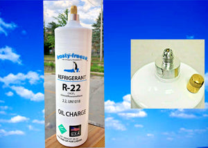 R--22 Refrigerant & Oil, 28 oz, Contains 4 oz. Special Lubricant R--22 Systems