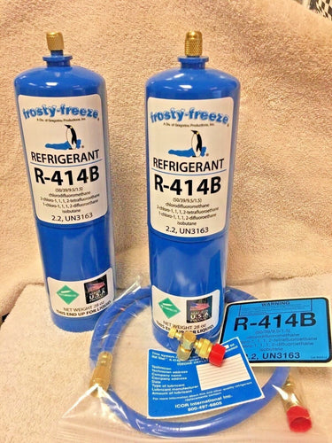 R414B, Replaces R12, R401A, R401B, R409A, R416A, R420A, & R500