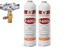 R–600a, (2) Large 14 oz. Cans, FluoroFusion, Refrigerant Grade Isobutane PV-14XL
