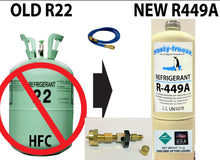 R449a (HFO) 15 oz. "NO-HFC's" ASHRAE, EPA SNAP Approved 22 Replacement 15 oz Kit