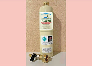 R422b Refrigerant, 4-N-1 Kit with Leak Stop, Moisture Remover & UV Leak Dye