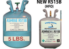 R515b, 5 Lb. ASHRAE EPA Accepted Drop-in Replacement Refrigerant, Factory Sealed