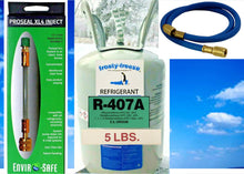 R407A, R--22 Refrigeration Replacement, 5 Lb., Low Medium Temp, PSXL4 & Hose