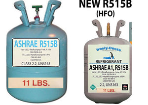 R515b, 11 Lb ASHRAE EPA Accepted Drop-in Replacement Refrigerant, Factory Sealed