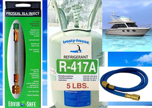 R417A, MO59, 5 Lb HFC Blend Retrofit Refrigerant for R22 A/C & Refrigeration Kit