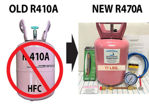 R470a (HFO) 11 lb, "NO-HFC's" EPA Approved, Includes STOP LEAK DIY Instructions