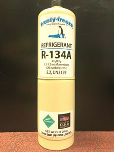 R134A, R-134A, Refrigerant, Mobile A/C, Coolers, Freezers, 20 oz Can, CGA600