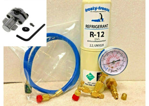 R12, R-12, Refrigerant, Dichlorodifluoromethane, Disposable 20 oz Can, Kit G