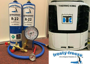 Refrigerant R22, For Thermo King Reefer Transport Units, Recharge Kit, 2 Cans
