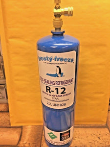 R12 Refrigerant R-12, 28 oz. With LEAK STOP, ProSeal XL4, Good For Up to 5 HP