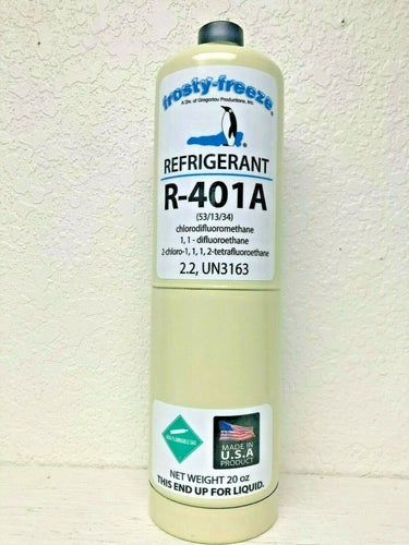 MP39, R401a, Refrigerant Coolers, Freezers, 20 oz Disposable, CGA600