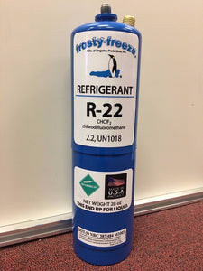 R22 Refrigerant R-22, Air Conditioner, Large 28 oz. Can, No Taper Needed, Kit S