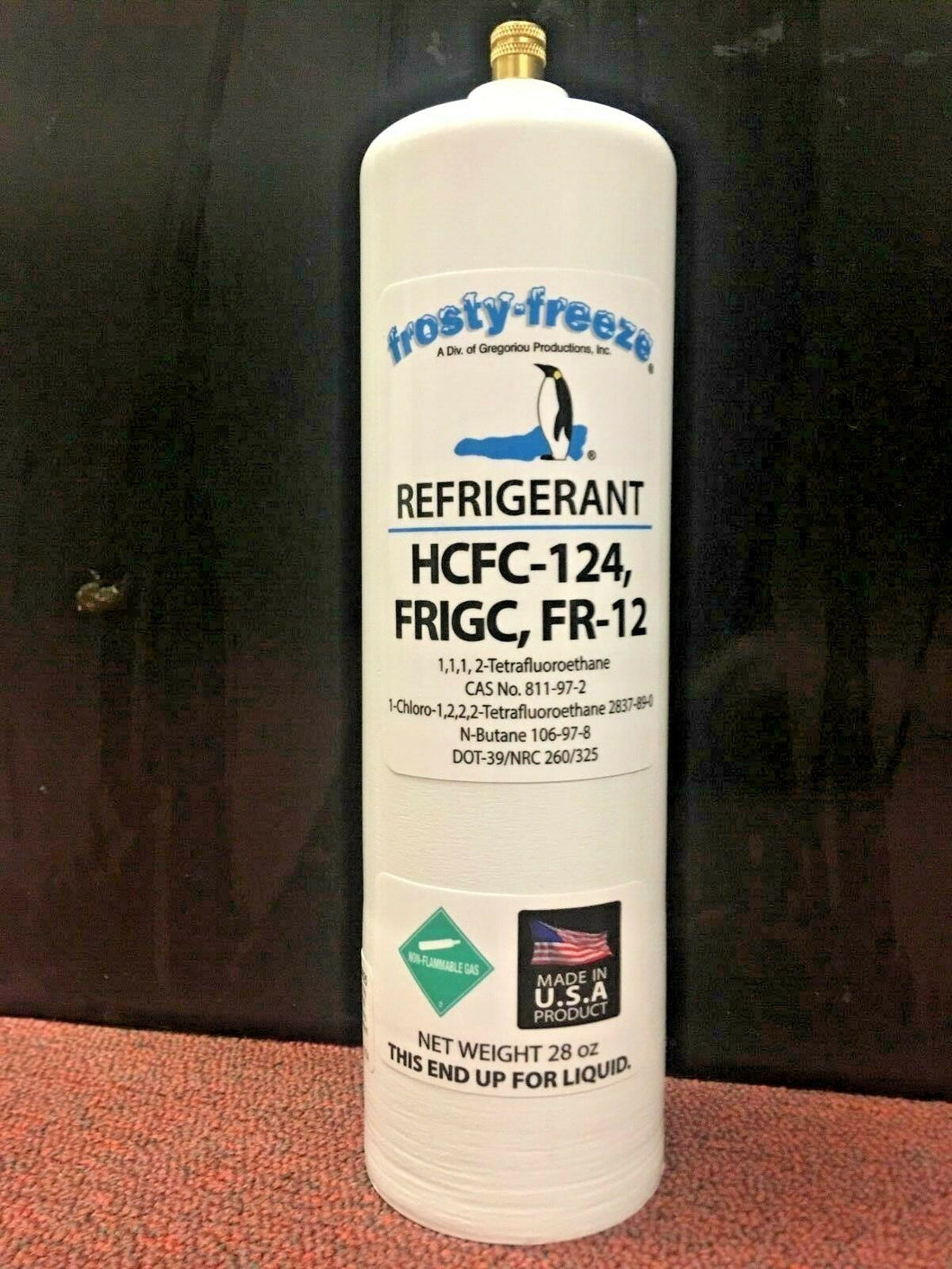FRIGC, FR12, Refrigerant, HCFC-124, The only USA Military Approved R12 Alternate