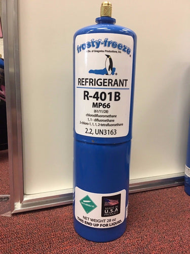 MP66, R401B, Refrigerant Coolers, Freezers, 28 oz Disposable, No Taper Needed